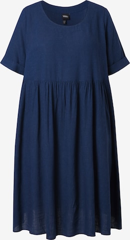 Ulla Popken Jurk in Blauw: voorkant