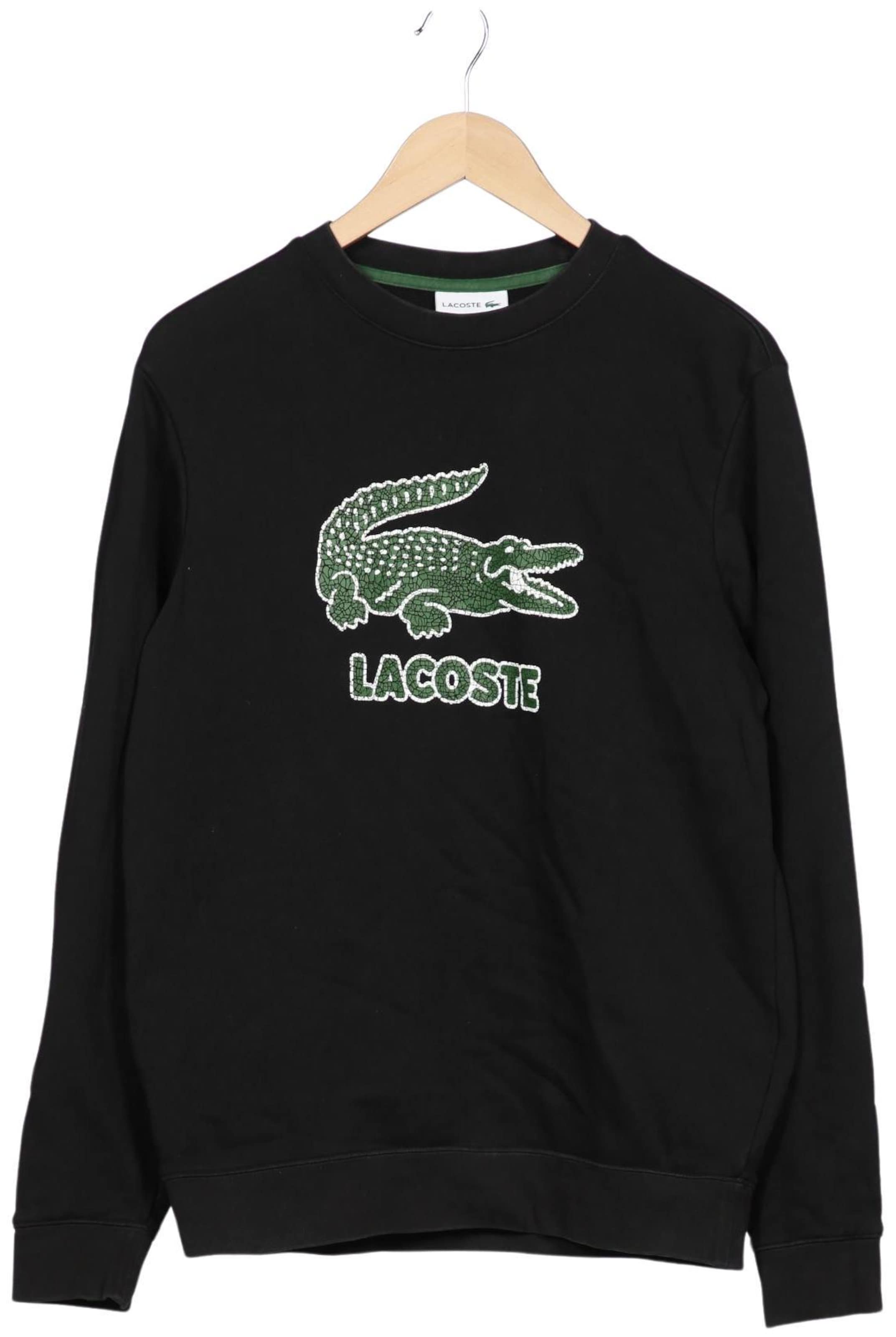 LACOSTE Sweater M in Schwarz: Vorderseite