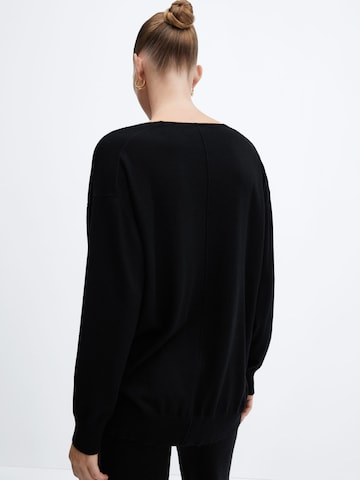 MANGO Sweater 'VIEIRA' in Black