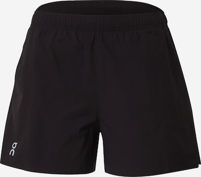 Pantaloni sport 'Essential' On pe negru / argintiu, Vizualizare produs