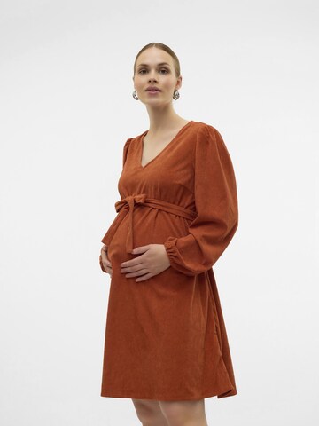 MAMALICIOUS Jurk 'JANE' in Bruin: voorkant