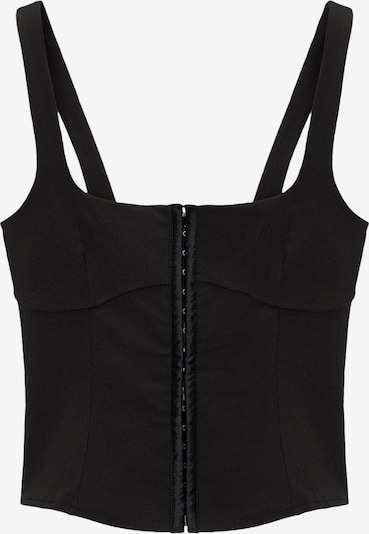 Top Pull&Bear pe negru, Vizualizare produs