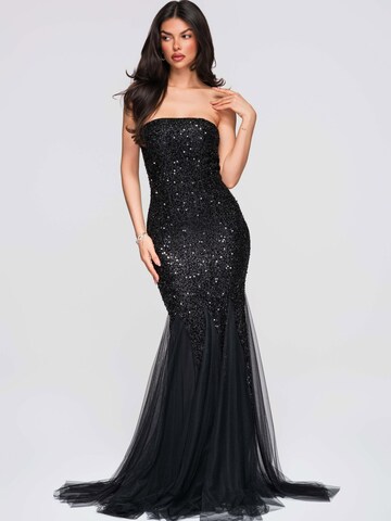 Ombre Abendkleid‌‌‌‌‌‌ in Schwarz
