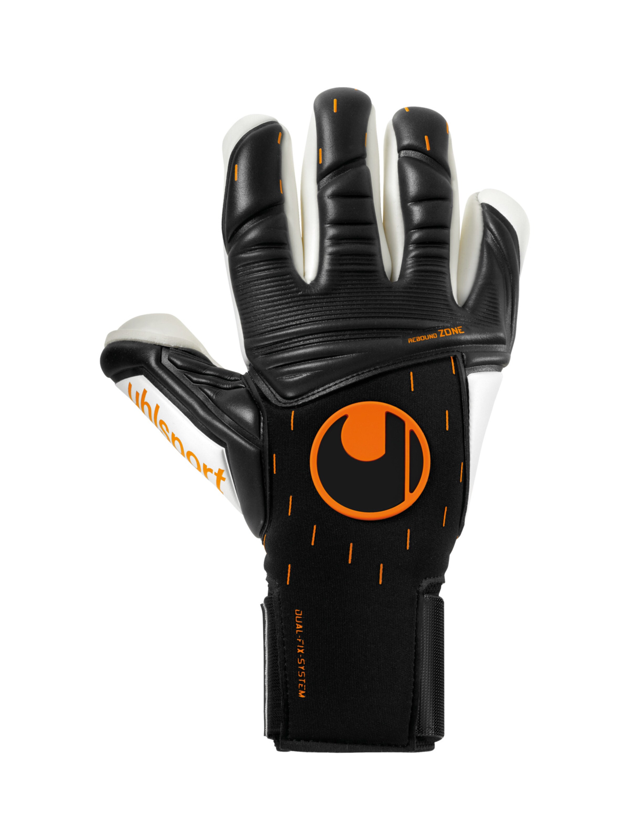 UHLSPORT Sporthandschuhe in Schwarz: Vorderseite