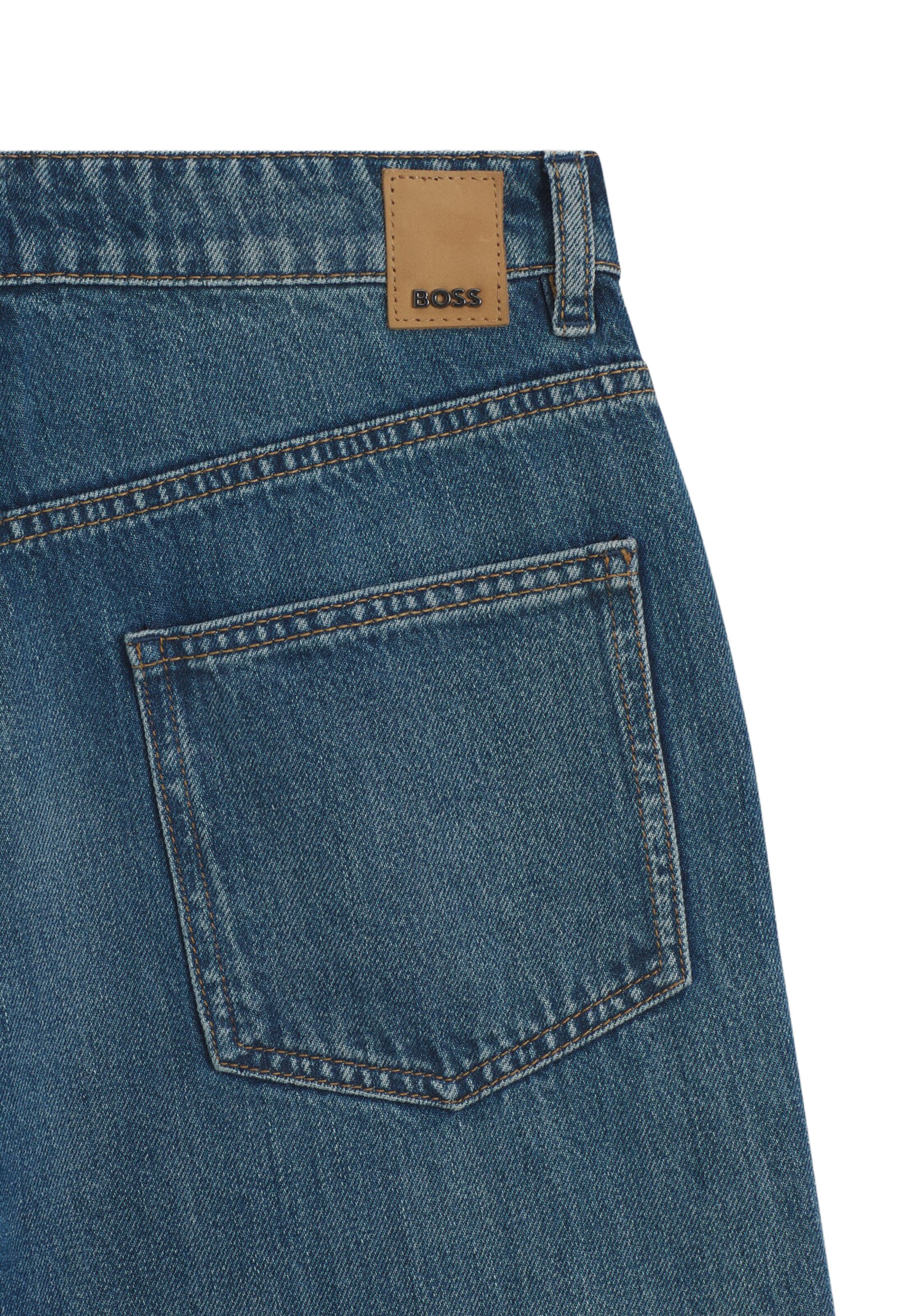 BOSS Loosefit Jeans 'Crossroad' in Blau