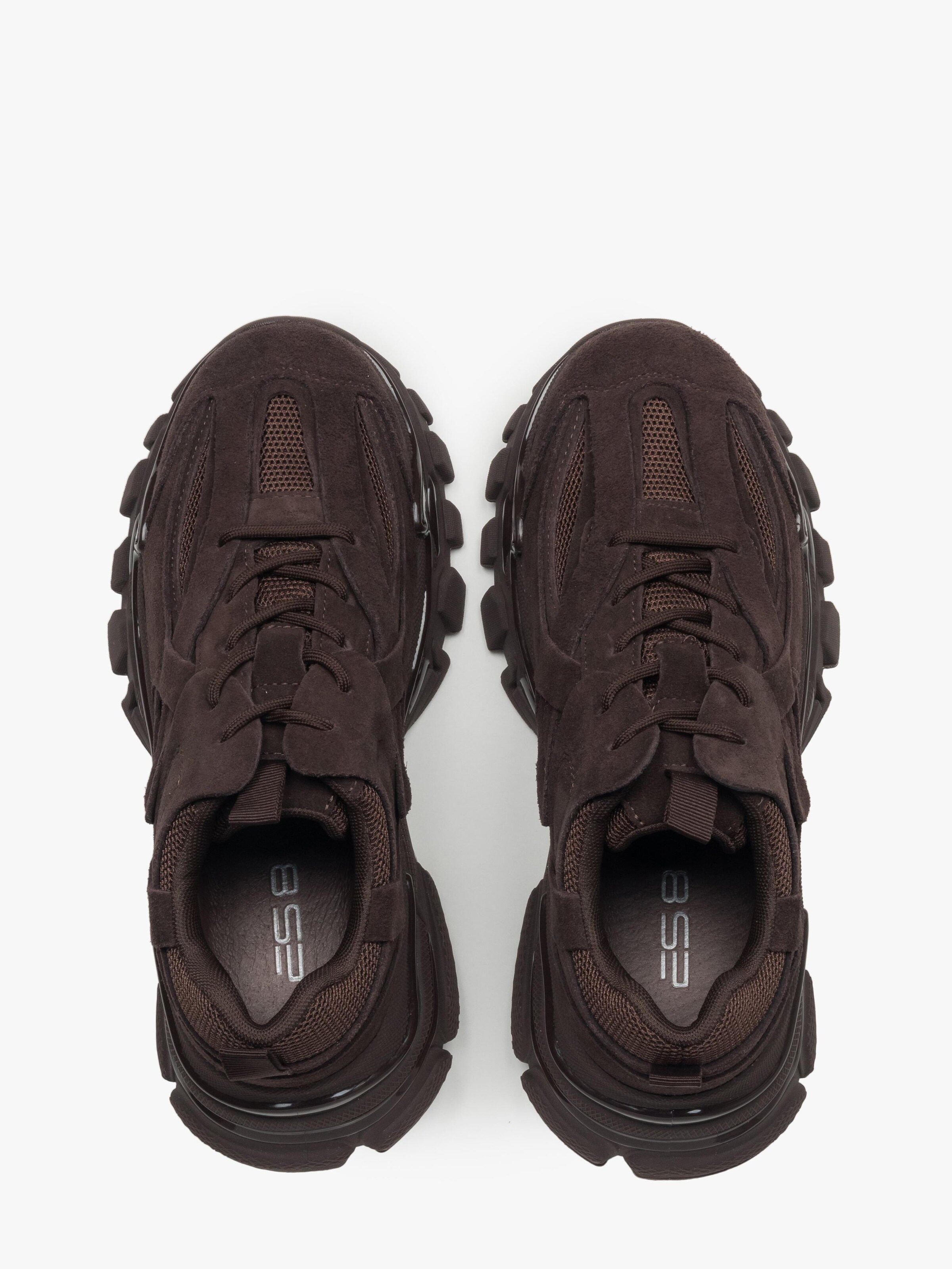 ES8 Låg sneaker '123-3' i brun