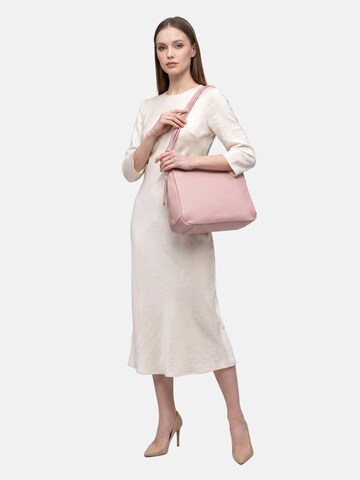 Borsa a spalla 'Genuina' di Virginia Rhinè in rosa