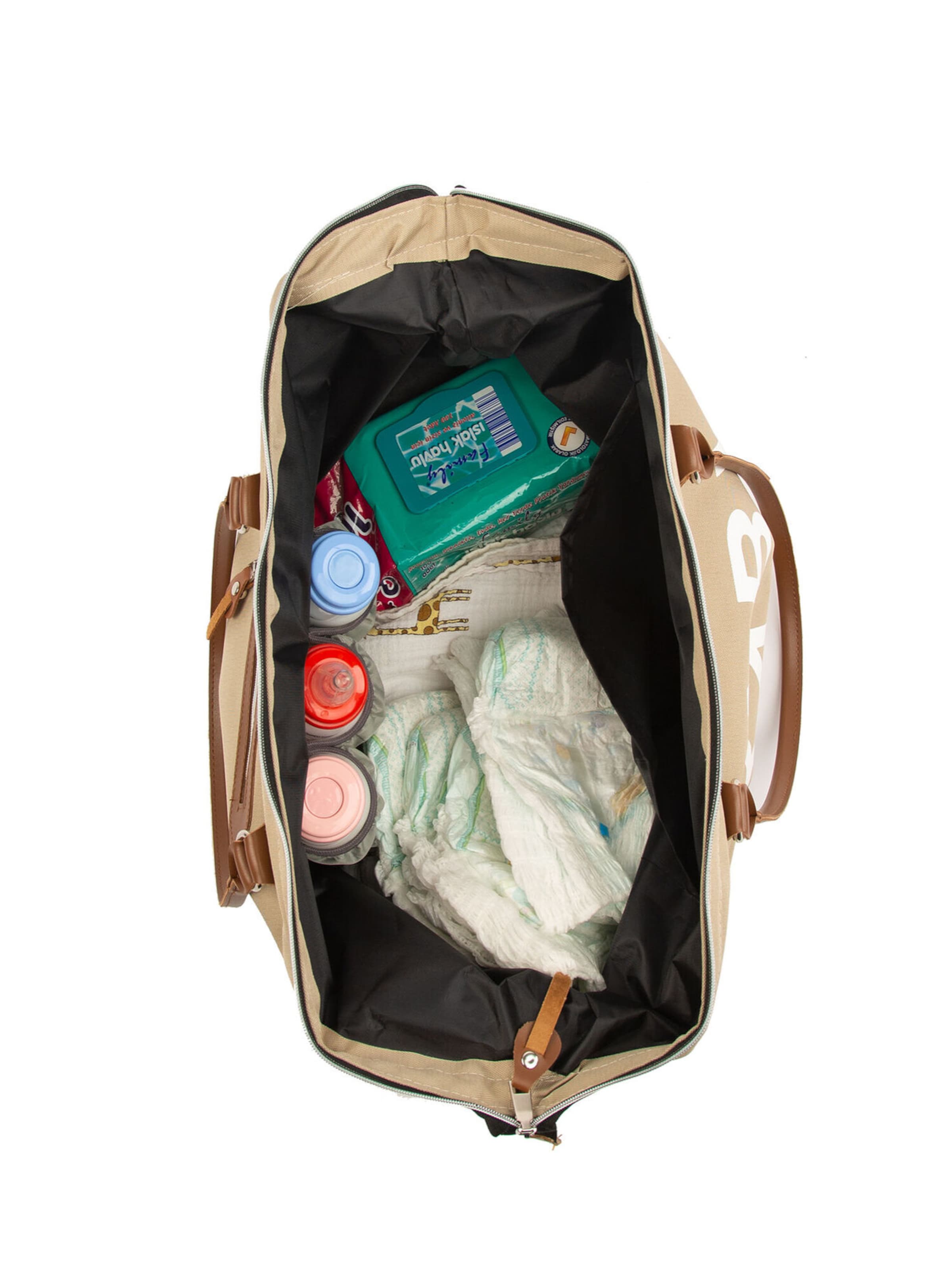 Sac à langer Bagmori en marron