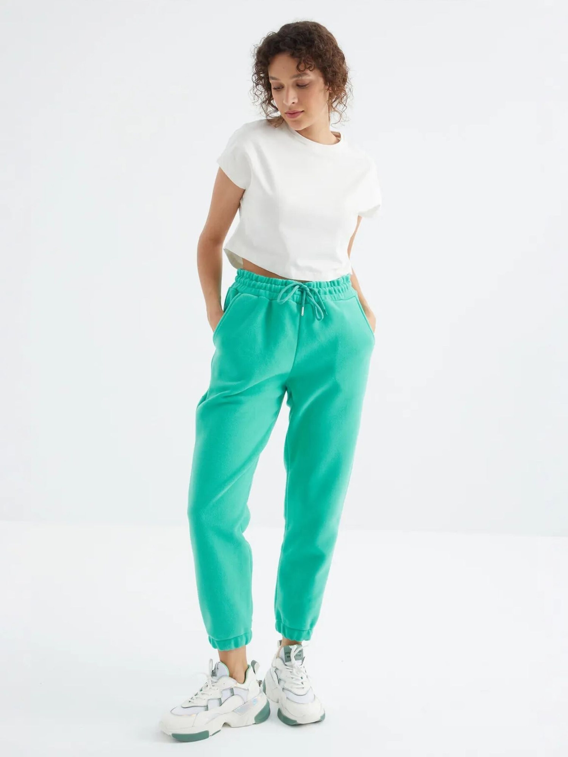 Regular Pantalon de sport Tommy Life en vert