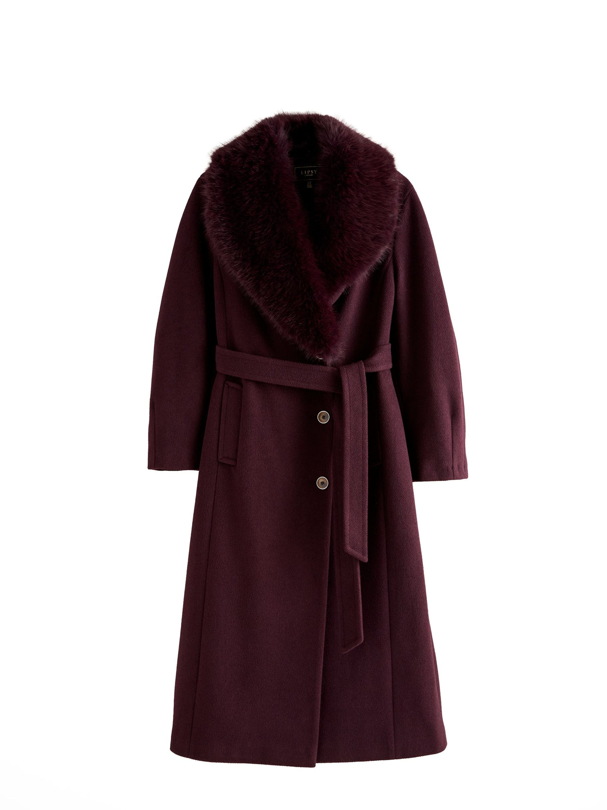 Cappotto di mezza stagione di Lipsy in lilla: frontale