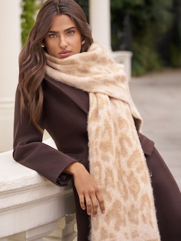 self. Szalik w kolorze beżowy