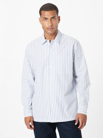 Coupe regular Chemise 'Andres' minimum en bleu : devant