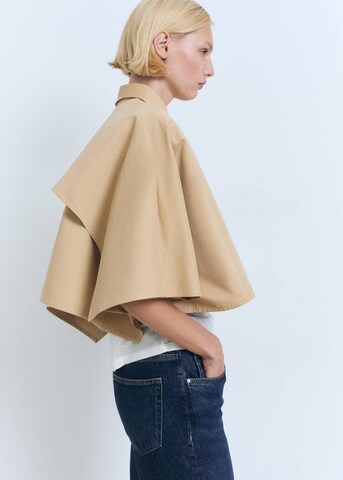 MANGO Between-Seasons Coat 'Gabi-h' in Brown