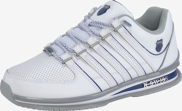 Baskets basses K-SWISS en blanc : devant