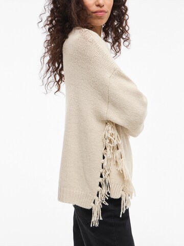 VILA Sweater 'VIBITA' in Beige