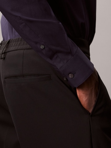 Calvin Klein Slim fit Button Up Shirt 'ESNTL' in Blue