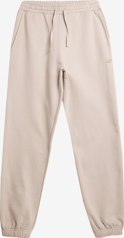 4F - Tapered Pantalón deportivo en beige: frente