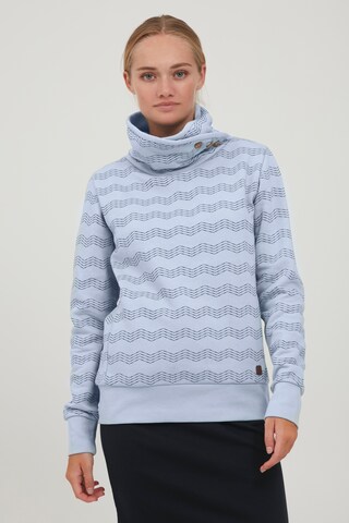 Sweat-shirt 'VERNITA' Oxmo en bleu : devant