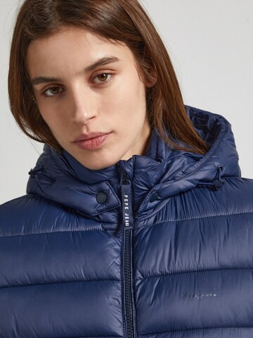 Pepe Jeans Winter Coat 'MADDIE' in Blue