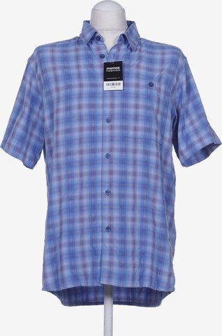 MAMMUT Button Up Shirt in L in Blue: front