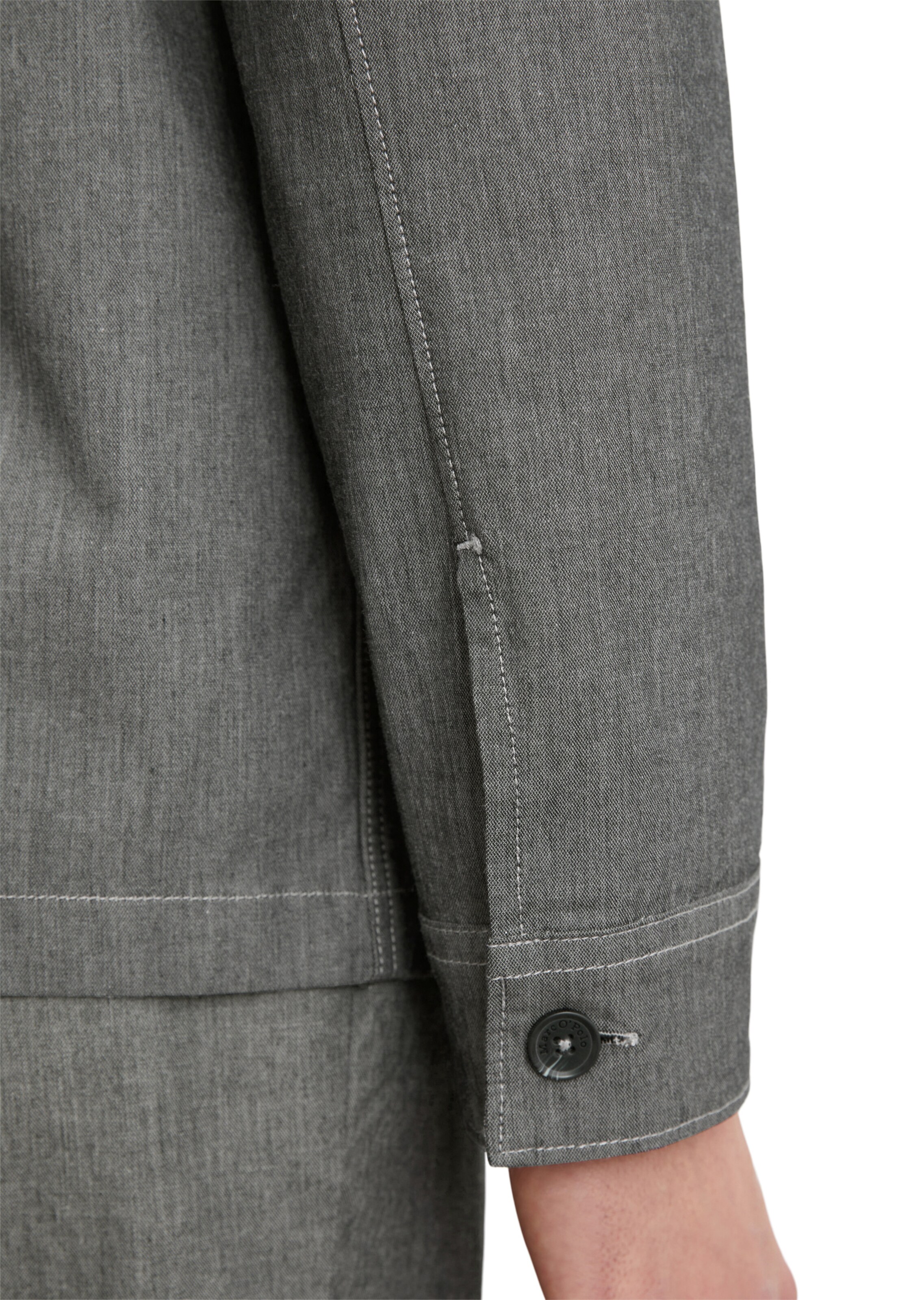 Marc O'Polo Comfort fit Button Up Shirt in Grey