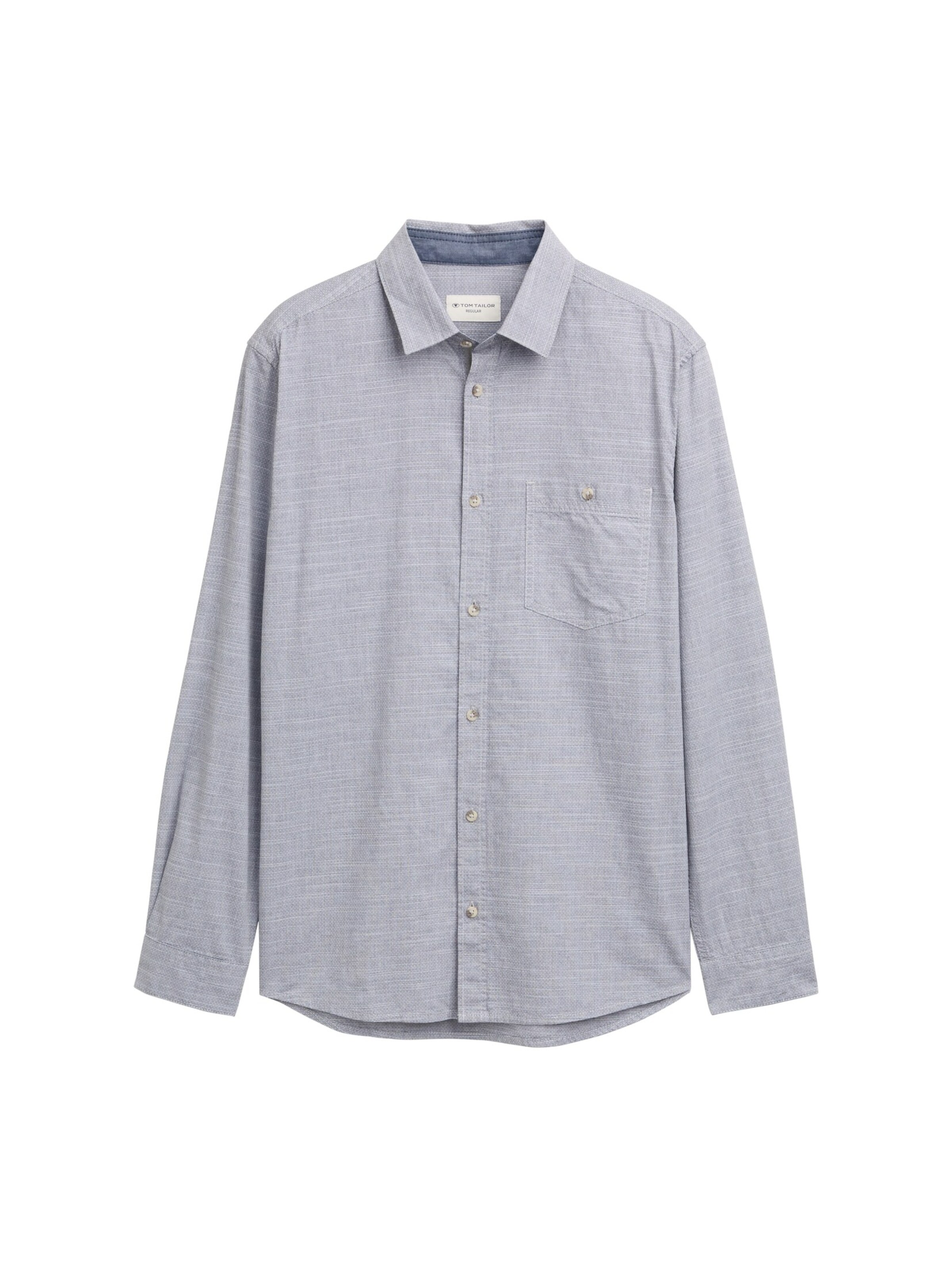 TOM TAILOR Overhemd in Blauw: voorkant