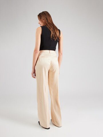 GUESS Wide leg Pleat-Front Pants 'CAMILLE' in Grey