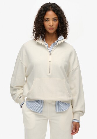 Superdry & Co Sweatshirt in White: front