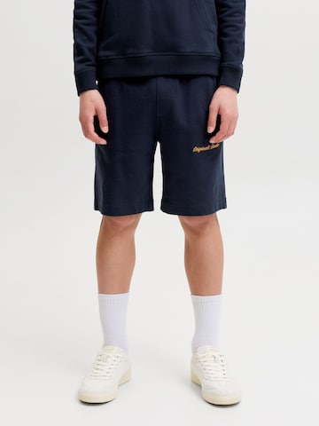 Jack & Jones Junior Voľný strih Nohavice - Modrá: predná strana