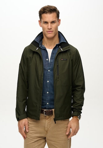 Veste mi-saison Superdry en vert : devant