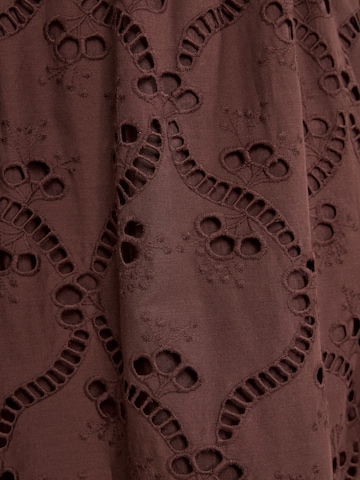 love & roses - Vestido em castanho
