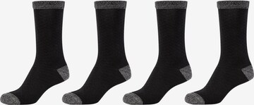 Chaussettes s.Oliver en noir : devant