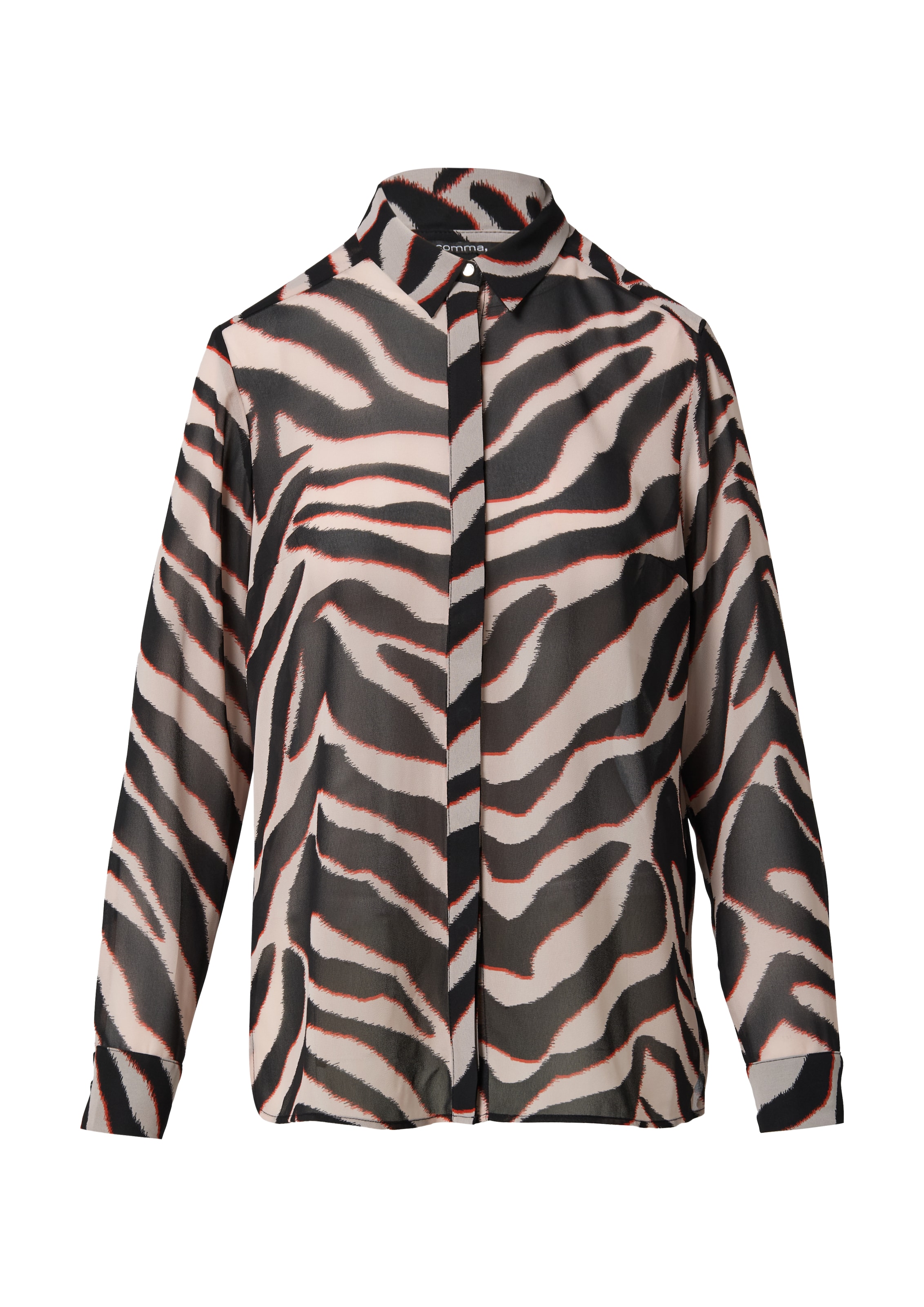 COMMA Blouse in Roze: voorkant