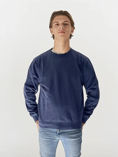 A Question Of (AQO) Sweatshirt 'Johannes' i indigo, Produktvisning