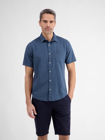 LERROS Regular fit Button Up Shirt in Blue: front