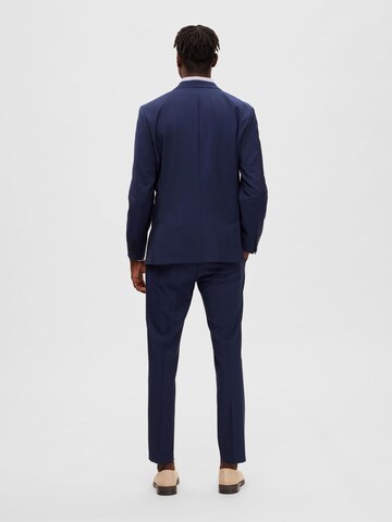 SELECTED HOMME Regular fit Colbert in Blauw