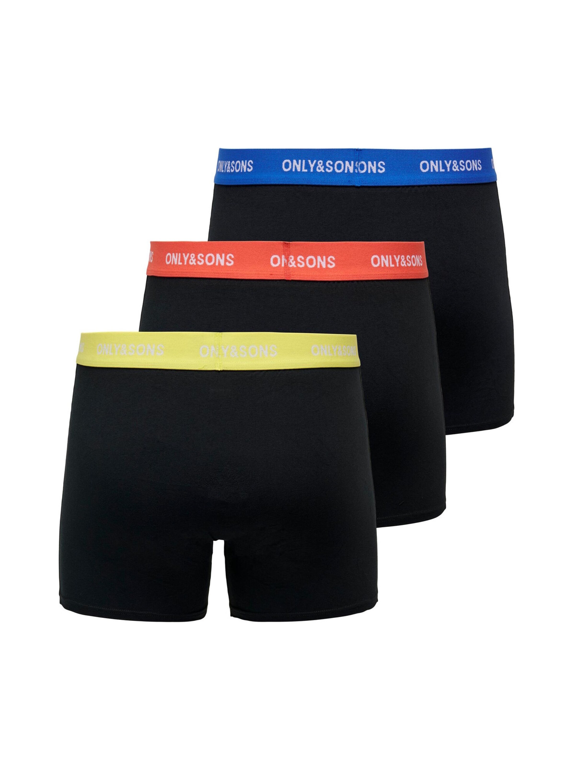 Only & Sons Boxer shorts 'ONSFitz Solid' in Black