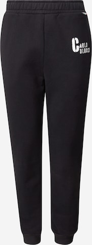 Pantalon 'Fabiano' Carlo Colucci en noir : devant
