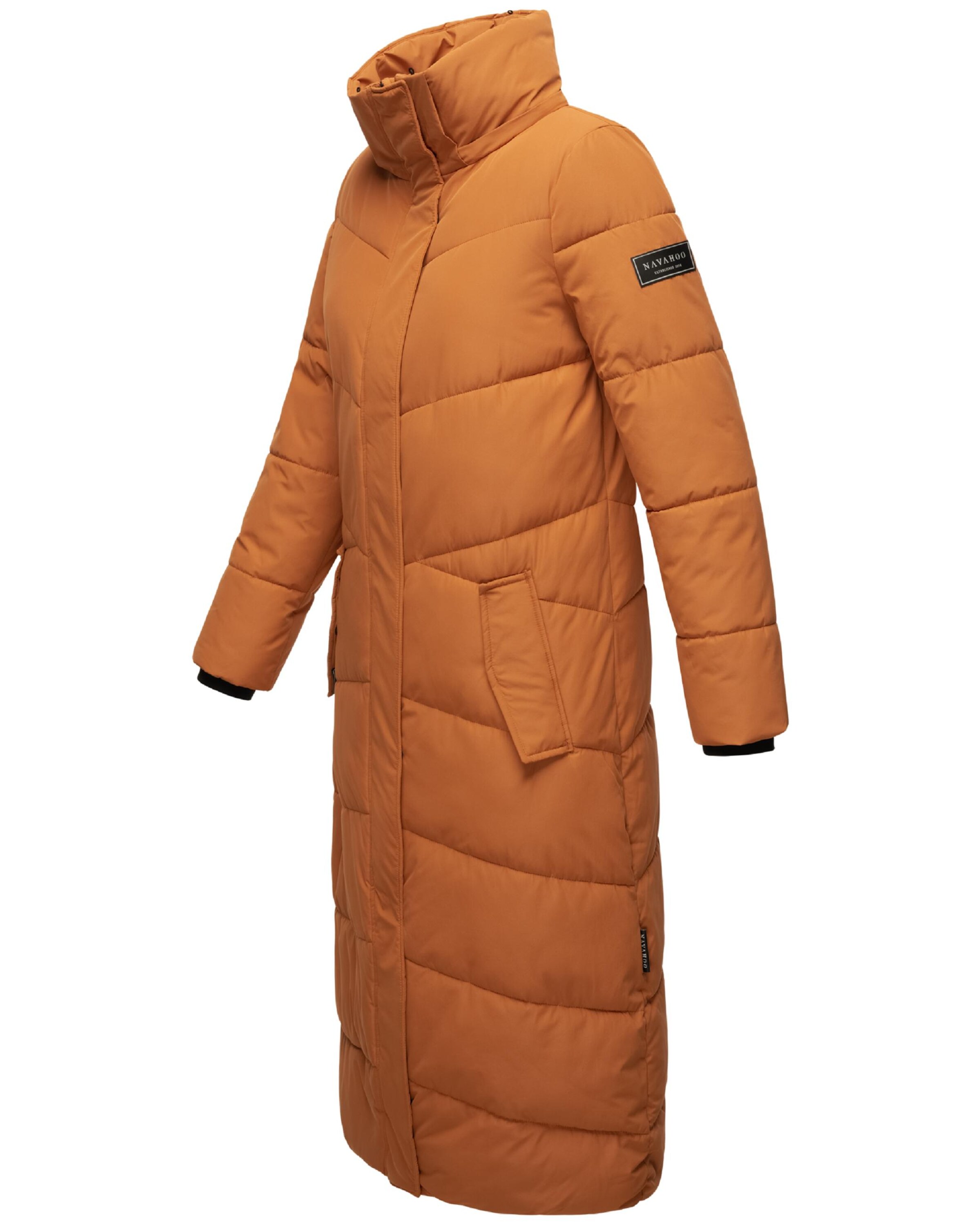 NAVAHOO Χειμερινό παλτό 'Hingucker XIV' σε καφέ