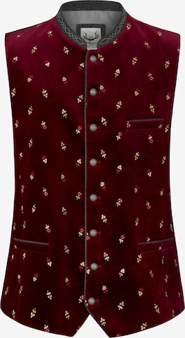 STOCKERPOINT Traditional vest 'Vittorio' in Red: front