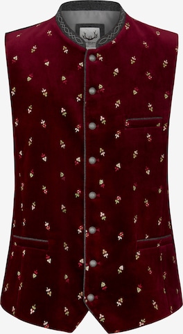 STOCKERPOINT Traditional Vest 'Vittorio' in Red: front