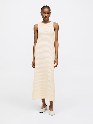 DRYKORN - Vestido de punto 'IKIS 10' en blanco: frente