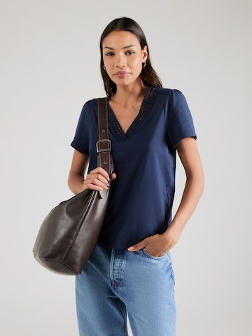 T-shirt 'ONLBENITA' ONLY en bleu : devant