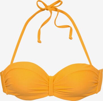 LASCANA Bustier Bikinitop in Orange: predná strana