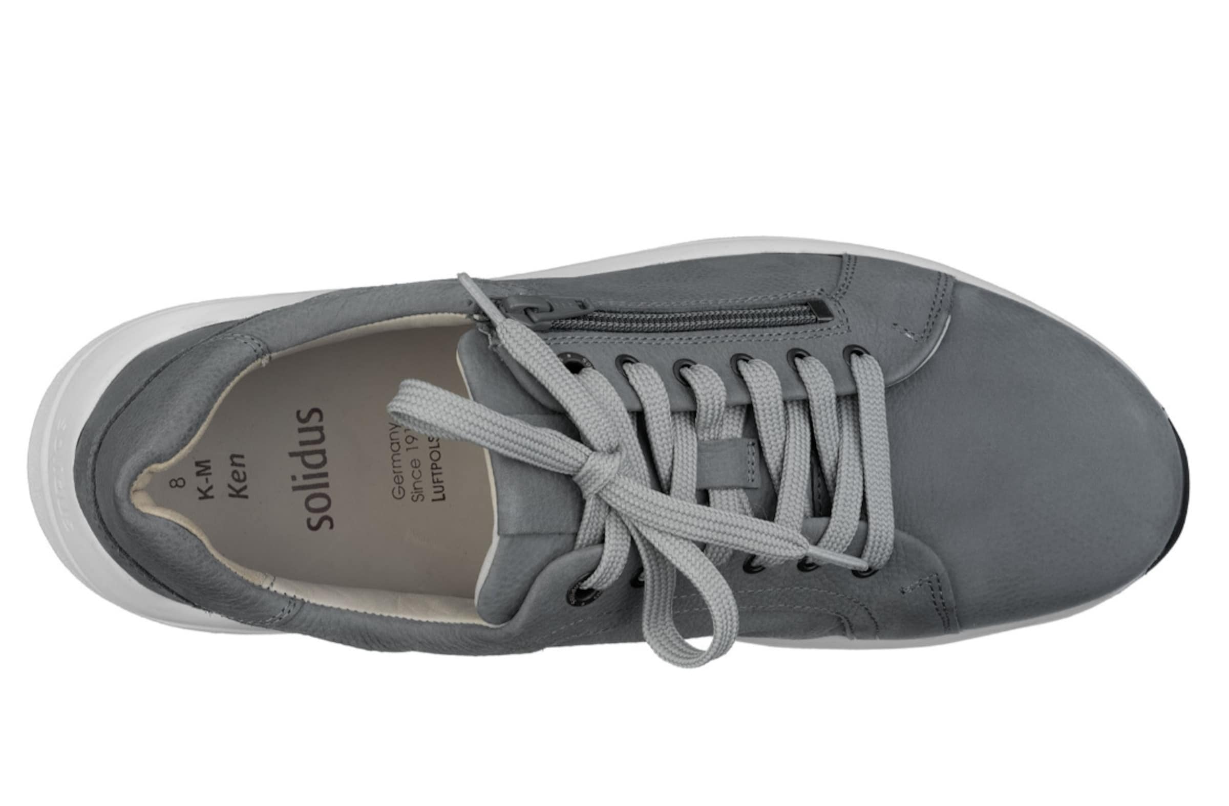 SOLIDUS Schnürschuh in Grau