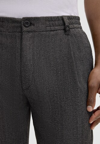 STRELLSON Slimfit Broek 'Lui' in Grijs