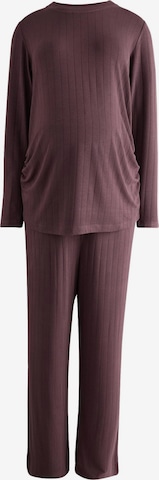 Next Pyjama värissä ruskea: etupuoli