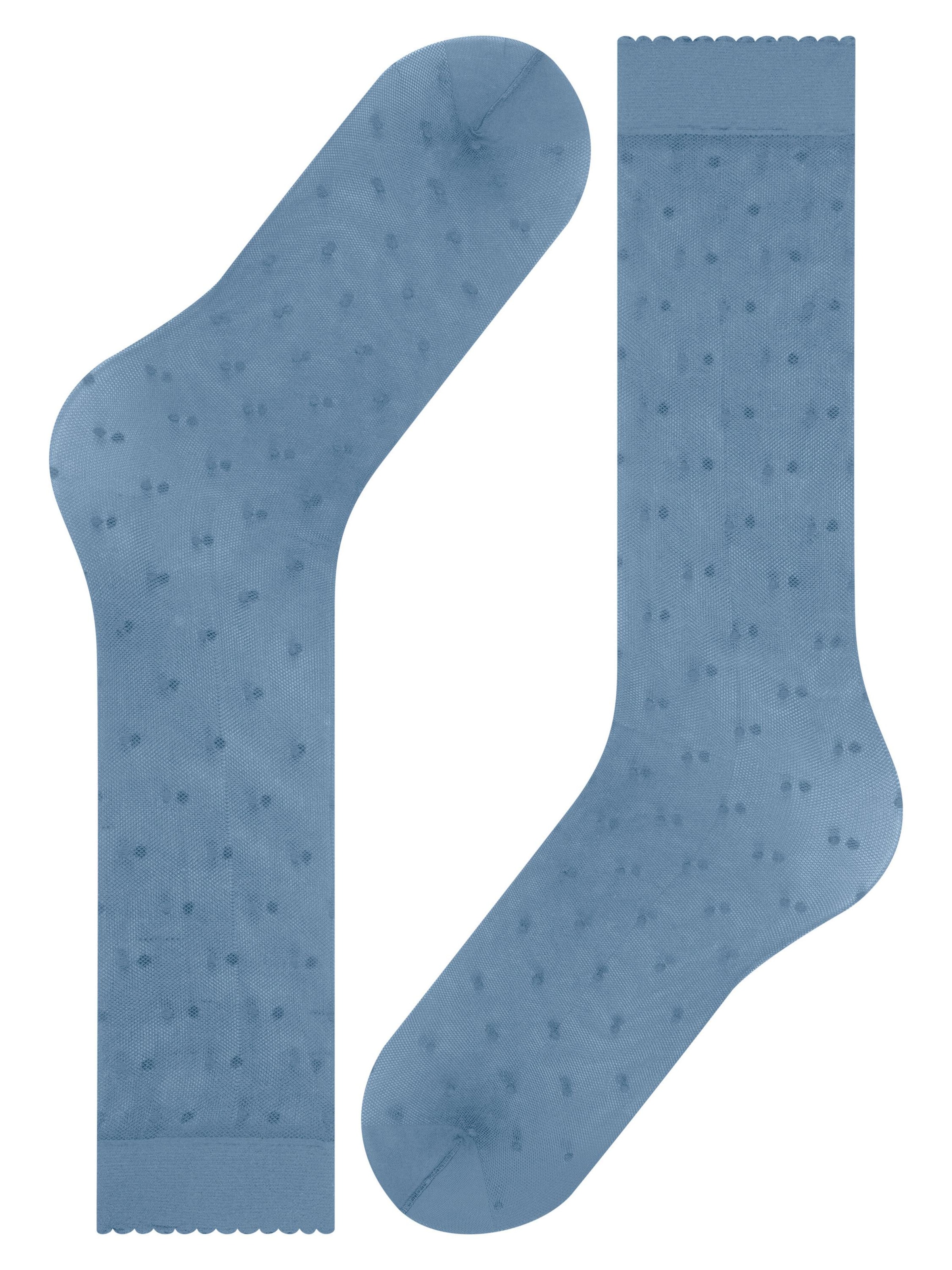 FALKE Overknee Strümpfe 'Dot'‌‌‌‌‌ in Blau