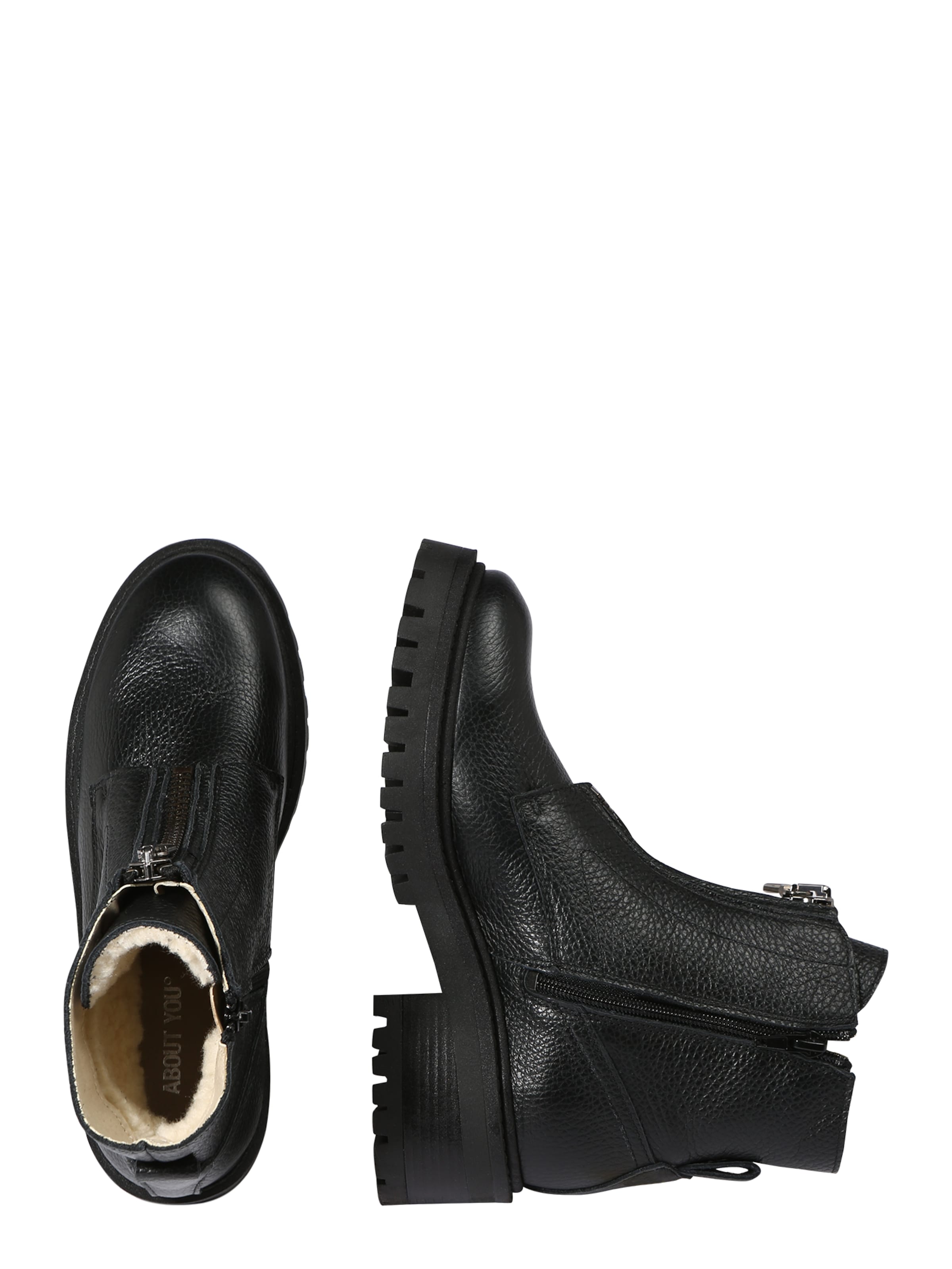 Bottines 'Judith' ABOUT YOU en noir