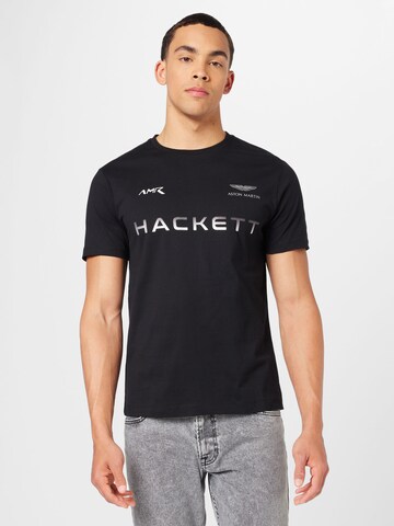 Hackett London Shirt in Zwart: voorkant